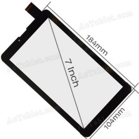 FONDI Black Flexi Touch Screen Digitizer Replacement